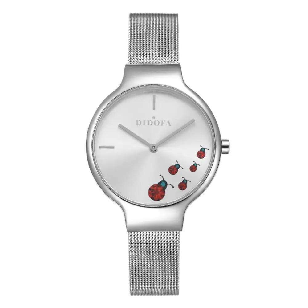 Женские кварцевые часы с браслетом новые женские наручные из нержавеющей стали