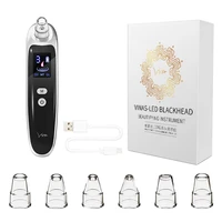electric lcd screen blackhead remover vacuum face beauty device pore cleaning pimple remover facial tool face lifting machine