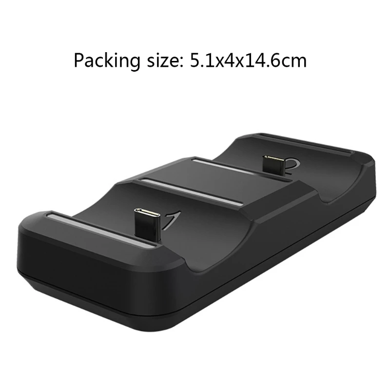 

Dual Charging Dock Handle Charger Station Stand USB Charging Cable Charger Cradle for PS5 Gaming Controllers