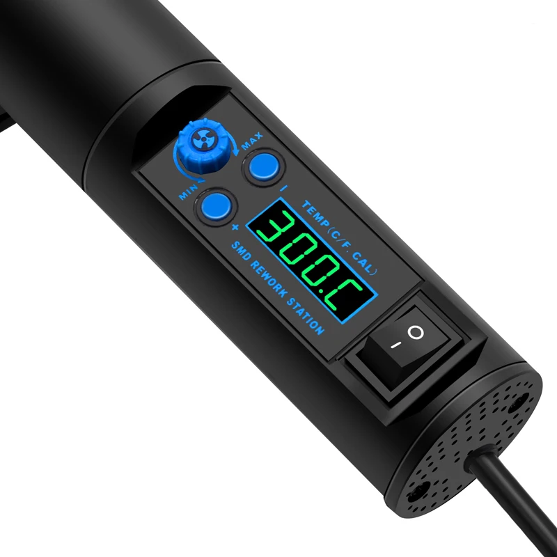 Тепловой фен 8018lcd 220 В 450 Вт Bga паяльная станция для переделки сварочный паяльник 3