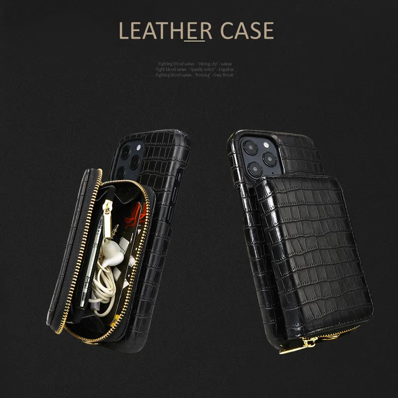 Magnetic 2 in 1 Wallet Leather phone Cases For iPhone xs max xr 7 7 Plus 11 12 Pro 8 8 Plus X Detachable Wallet