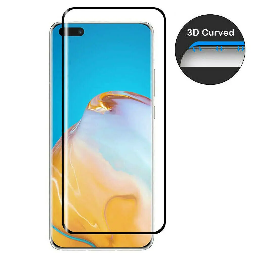 

Закаленное стекло для Huawei Mate 40 Pro Plus, полное покрытие, 10 шт.