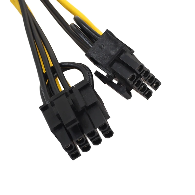 

30cm 6 Pin Female to Dual 8 Pin Male PCI-E Power Adapter Cable,Computer Video Graphics Card Power Supply Extension Cord