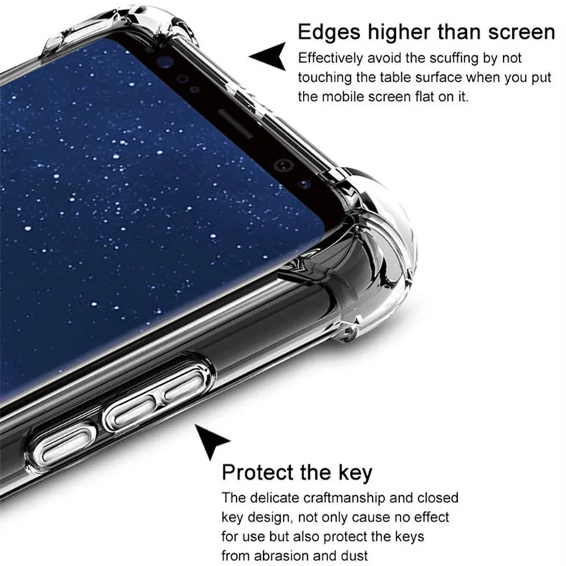 Воздушная подушка чехол для телефона samsung S7 Edge Note 8 9 10 Pro Galaxy j2 core pro j4 j6 A6 A8 плюс A7 A750
