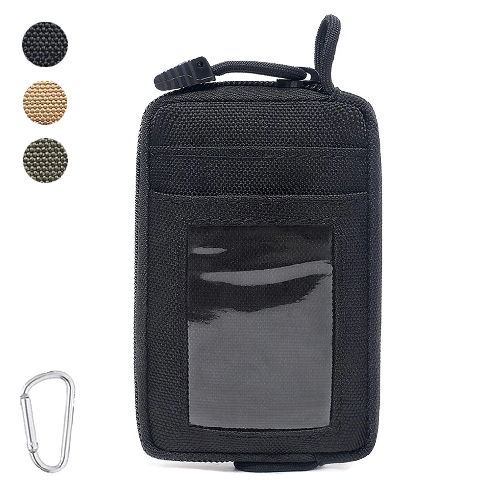 

Tactical Wallet Card Bag Card Key Holder Money Pouch Pack Outdoor Military Multifunction Waterproof Wallet Waist Bag for Hunting