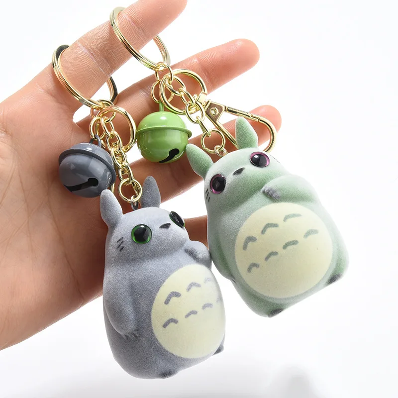 Мини-брелок Totoro плюшевая игрушка милый аниме брелок для ключей Тоторо мягкая