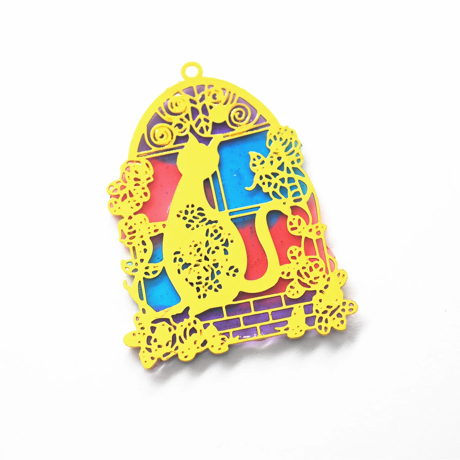 5 шт./лот кошка в Луне эпоксидная УФ-ювелирные изделия заполнение коробки