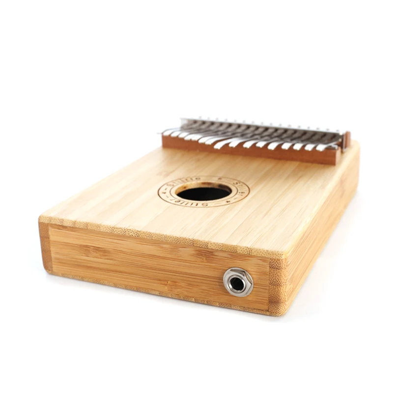 17 клавиш Kalimba большой палец пианино Mbira натуральная мини перкуссионная