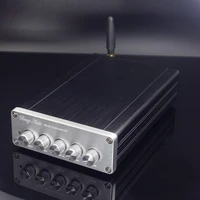 brzhifi audio hot sell dp1 tpa3116 2 1 class d mini digital power amplifier bluetooth 5 0 output 50w2 100w stereo amplificador