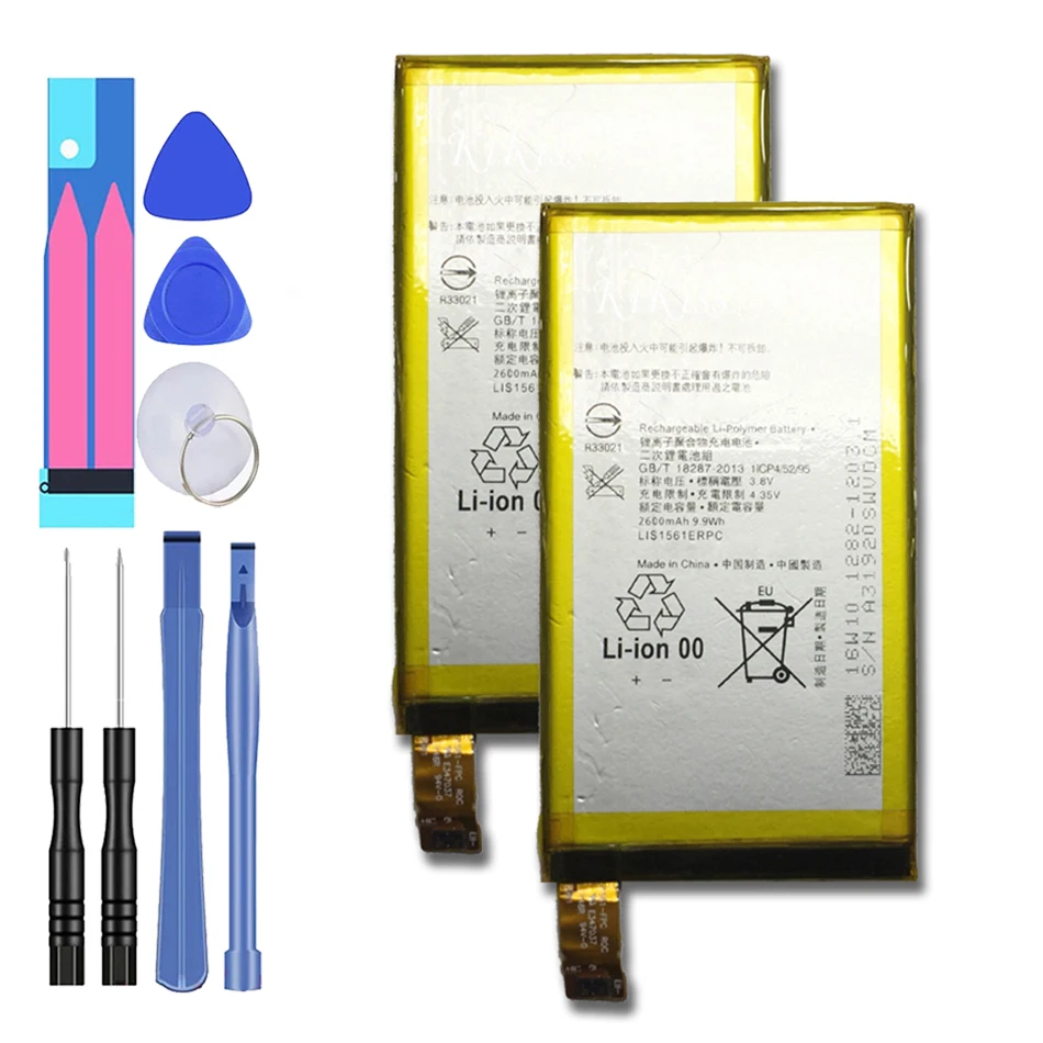 Батарея для Sony 2600 мАч LIS1561ERPC Xperia Z3 Compact Z3c mini D5803 D5833 C4 E5303 E5333 E5363 E5306 Bateria | Мобильные