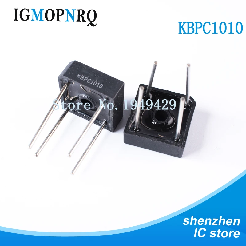 5 шт./лот KBPC1010 10A 1000V DIP диодный мост выпрямительный диод новинка | Электронные