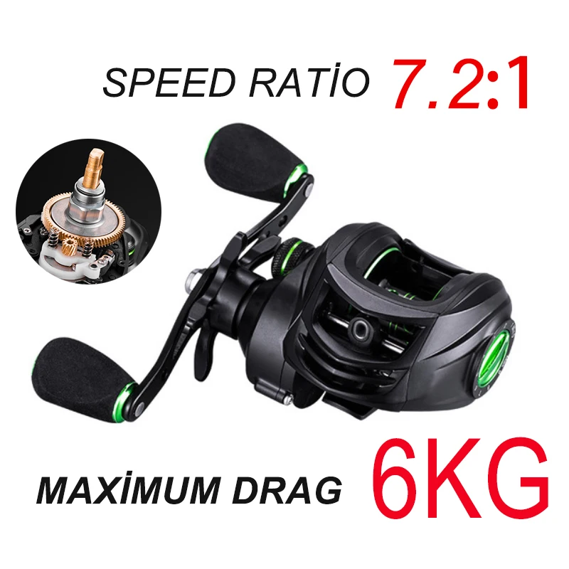 Q & L 7 2: 1 8 кг Макс Перетащите Спиннинг рыболовная Катушка Carretilha de pesca новый