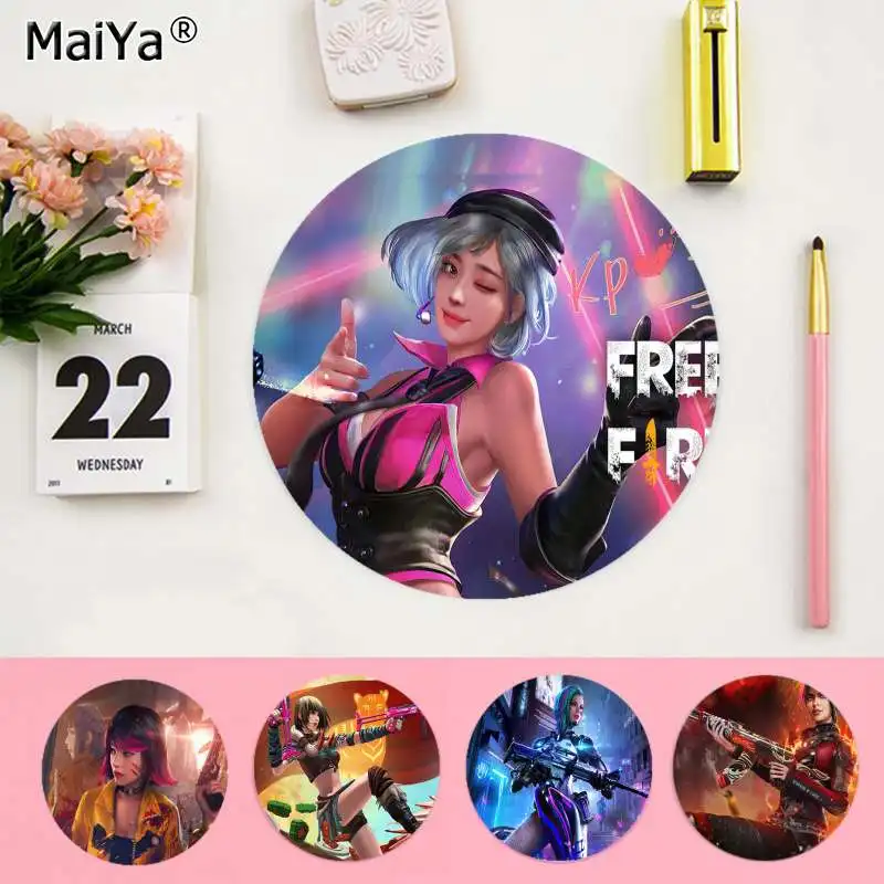 

MaiYa Your Own Mats Free Fire Garena Gamer Speed Mice Retail Small Rubber Mousepad gaming Mousepad Rug For PC Laptop Notebook