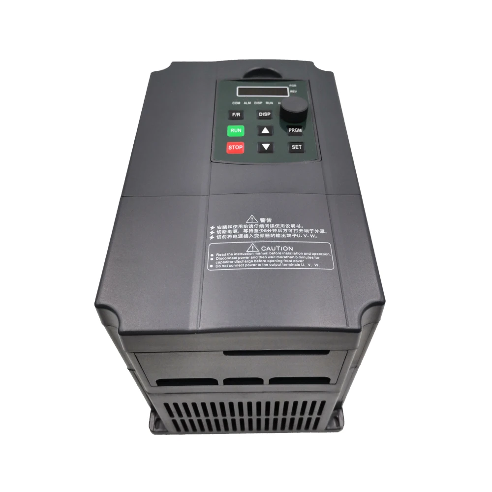 7.5KW/5.5KW 220V преобразователь частоты переменного тока однофазный Вход 3 фазы Выход частотный инвертор VFD мотор Скорость контроллер 50/60Hz