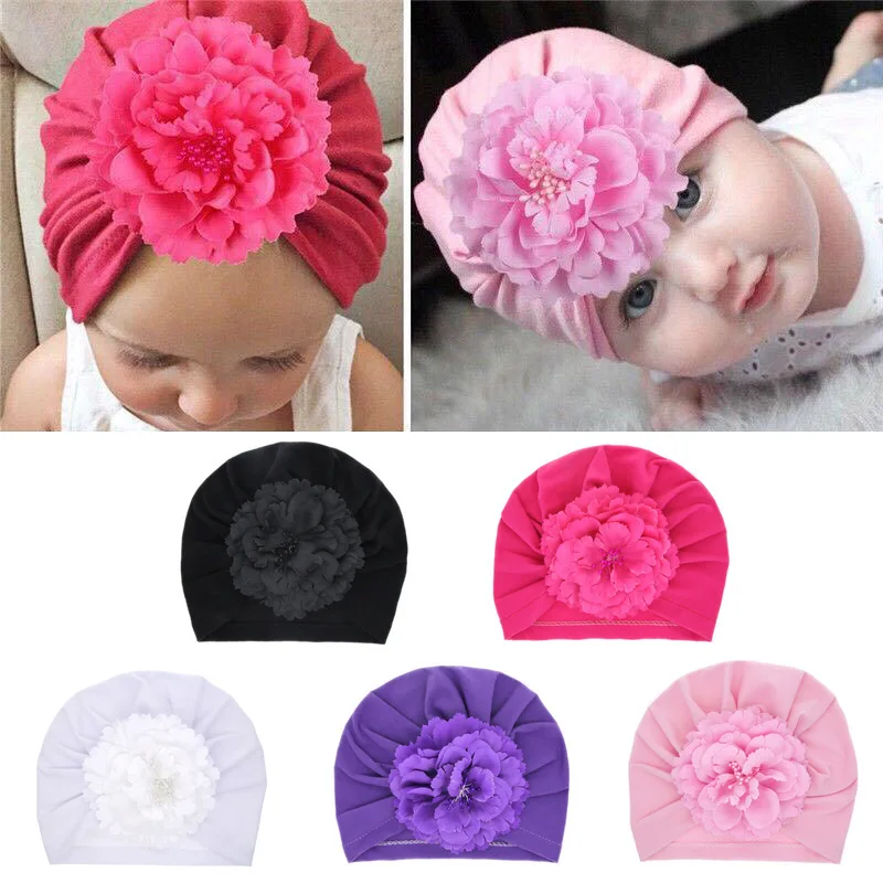 

Elastic Lace Hair Band Pink Flower Headband Hair Accessories Flower Hat Foreign Children's Flower Headbands