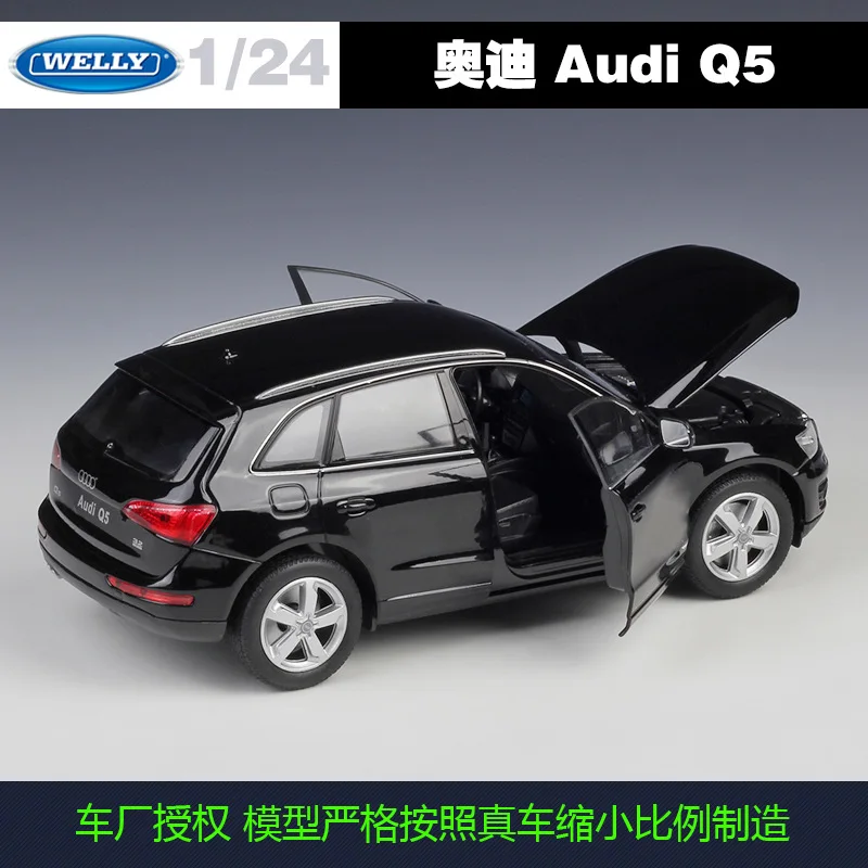Welly 1:24 Audi Q5 SUV сплав модель автомобиля Diecasts & Toy транспортные средства собирают