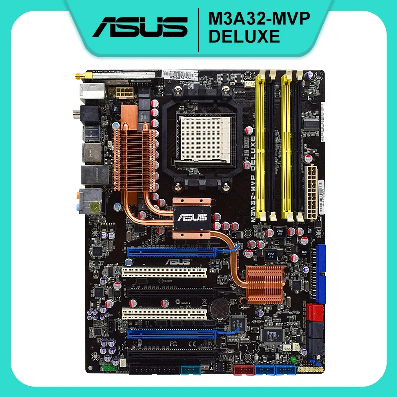 

Для ASUS M3A32-MVP Deluxe Deskt системная плата AMD 790FX гнездо AM2 + DDR2 SATA II блок питания ATX используется материнская плата