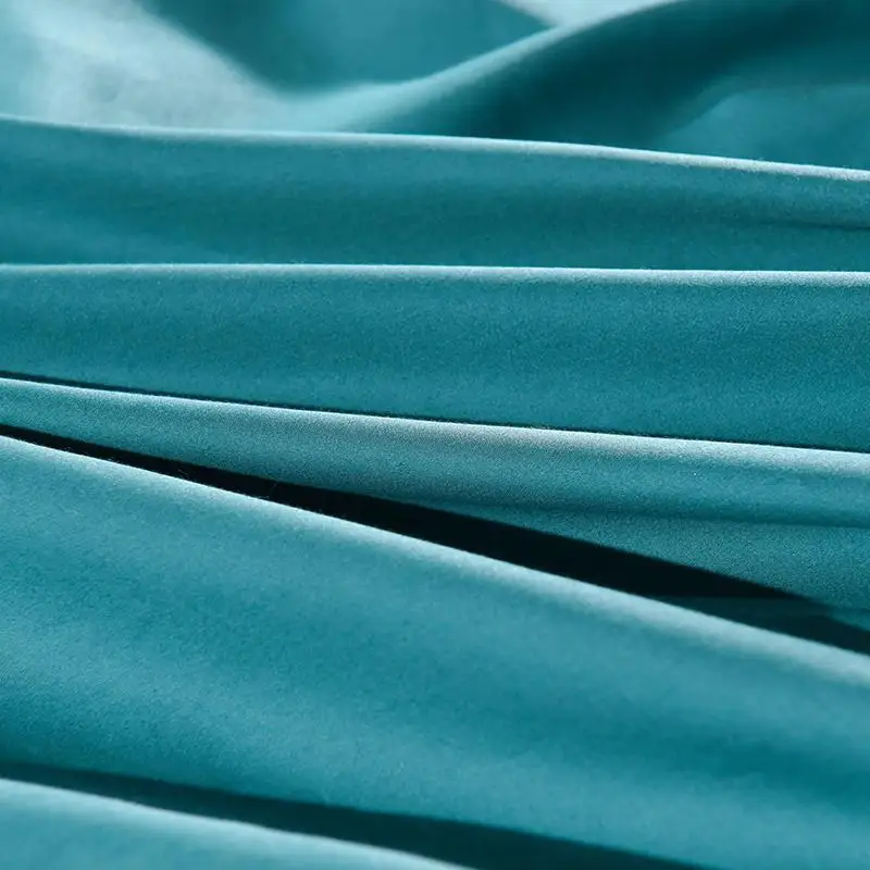 

500TC Egyptian cotton White Green Bedding set 4PCS KING QUEEN SIZE Embroidery Bed set Cotton bedsheet bed linen linge de lit