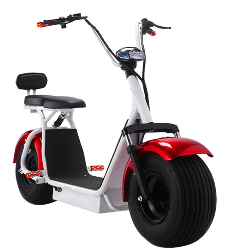 

Newest design big wheel two-wheeled electric scooter with one seat