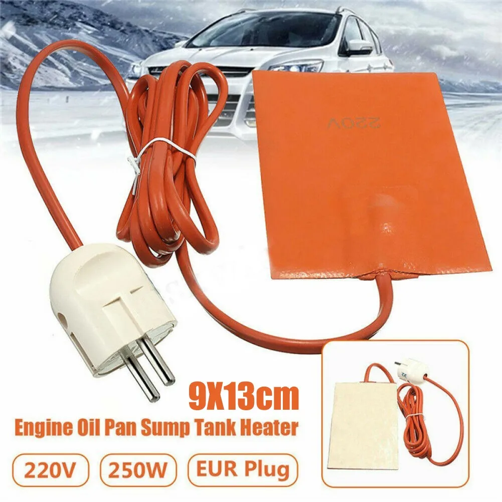 

1pc Tank Heater Pad Car Engine Silicone oil Heating Pad Accessories Wear Protect for automobile fuel tank 13*9cm 150 W 220 V