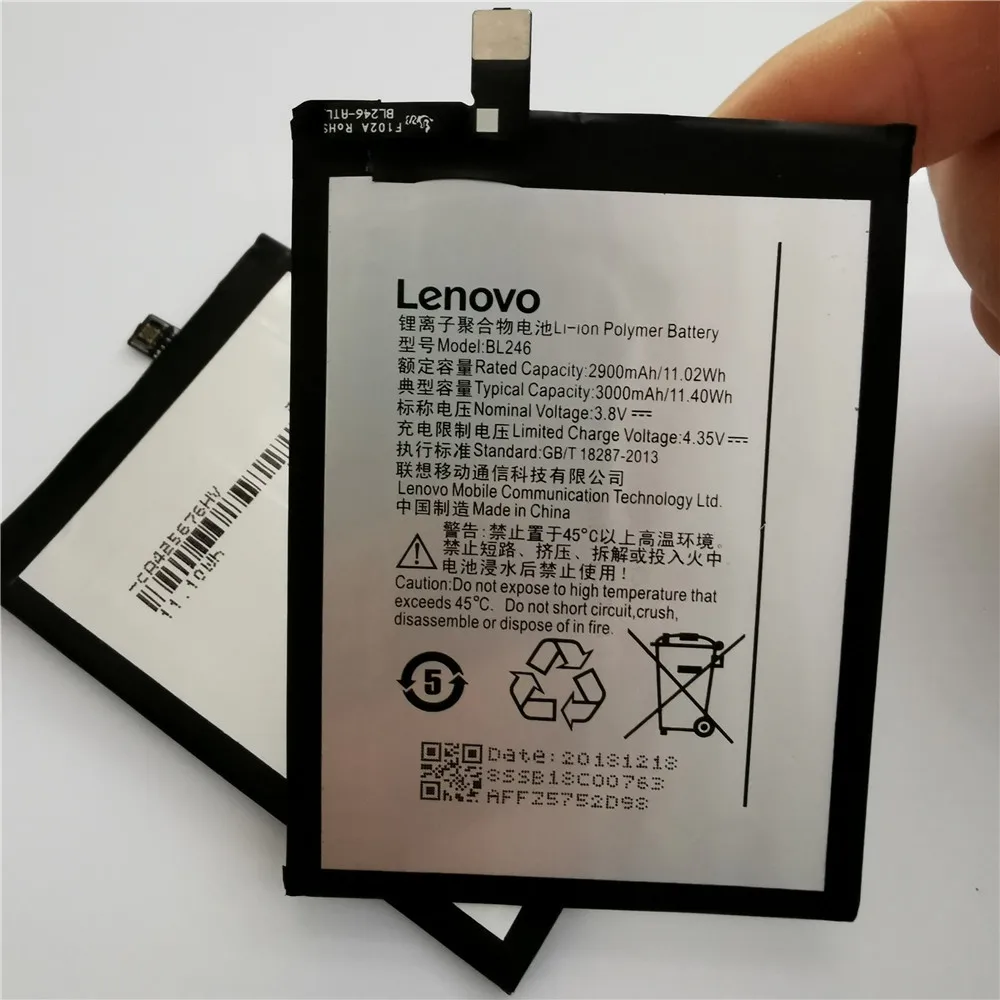 Аккумулятор для lenovo Z90 аккумулятор BL246 lenovo Vibe Shot аккумулятор Z90A40 Z90-7 3000 мАч перезаряжаемый аккумулятор для телефона
