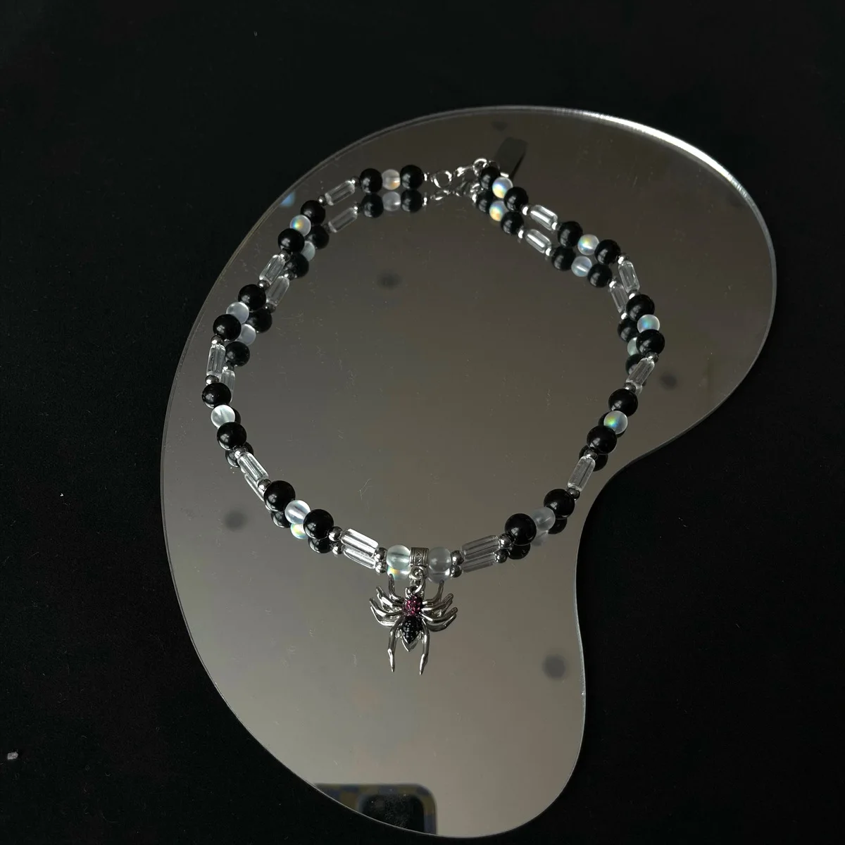 Женская цепочка с подвеской в виде паука китайском стиле