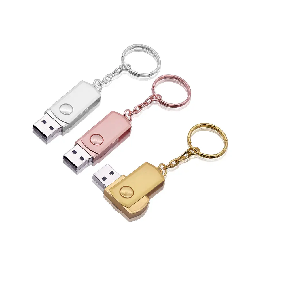 Мини Usb флэш-накопитель 64 ГБ 32 16 металлический с брелоком 4 Гб usb 2 0 флэш-память