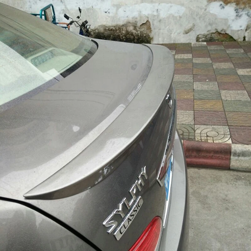 Задний спойлер для Nissan Sylphy Sentra 2007 2011 направляющая багажника праймер высокого