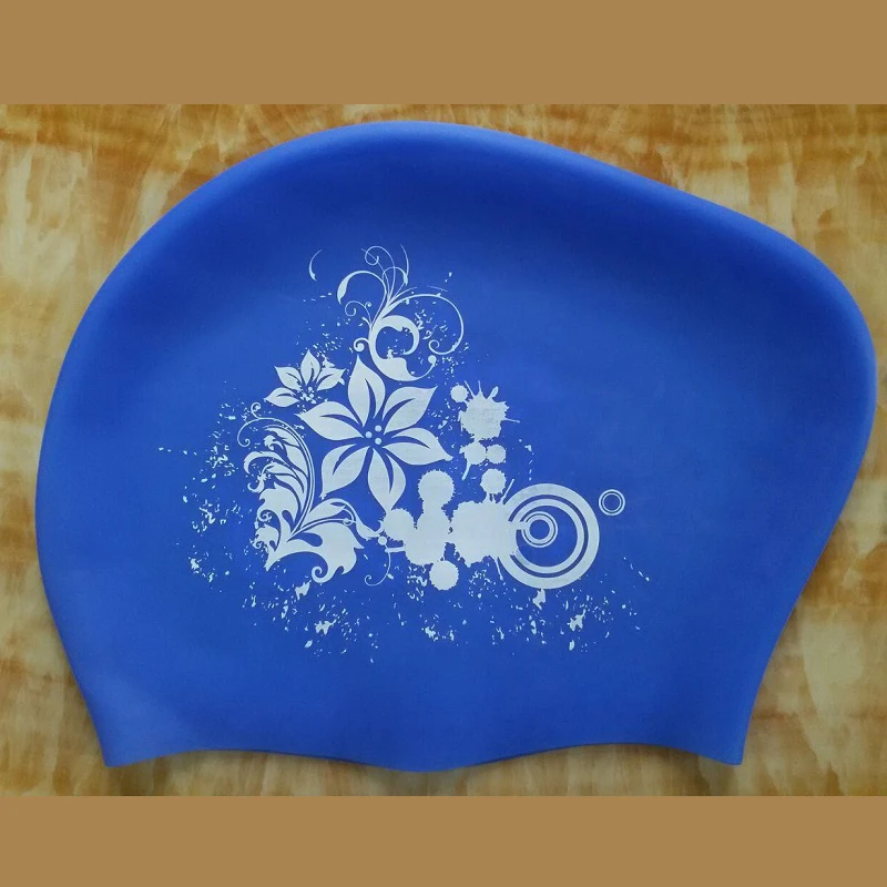 Женская Силиконовая Водонепроницаемая шапочка для плавания высокоэластичная