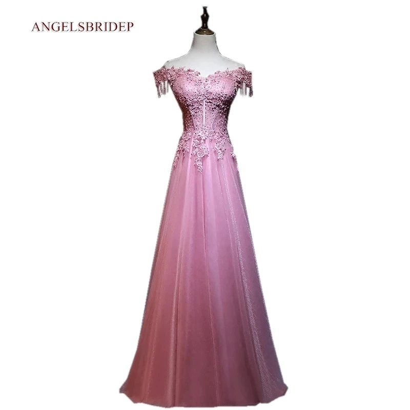 

Sexy Sweetheart Long Evening Dresses Party Gowns Vestido De Festa Formal Applique Beading Tulle Formal Celebrity Prom Dresses