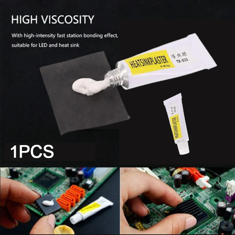 

Heatsink Plaster Thermal Silicone Grease Cooling Paste Adhesive Compound Glue