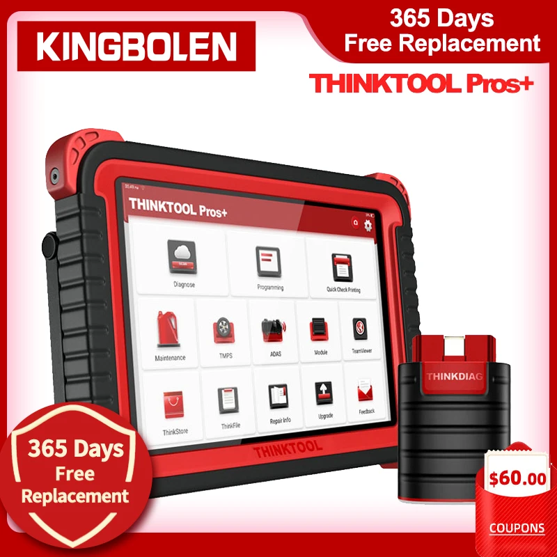 Thinkcar Thinktool плюсы плюс OBD2 10 дюймов программирование в режиме онлайн