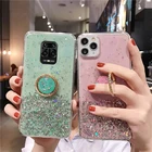 Чехол для Xiomi Note 10 Pro, чехол для Xiaomi 9T Redmi K30 Pro, блестящий чехол с кольцом и звездным небом для Redmi Note 9 Pro Max, Note 7, 8 Pro