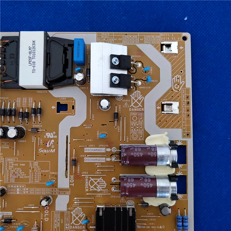Good test for Samsung QN49Q6FNAFXZC power supply board BN44-00878C QN65Q6FNA UN49NU8000F UN55NU8000F QN55Q6FNAFXZA QN49Q6FNA