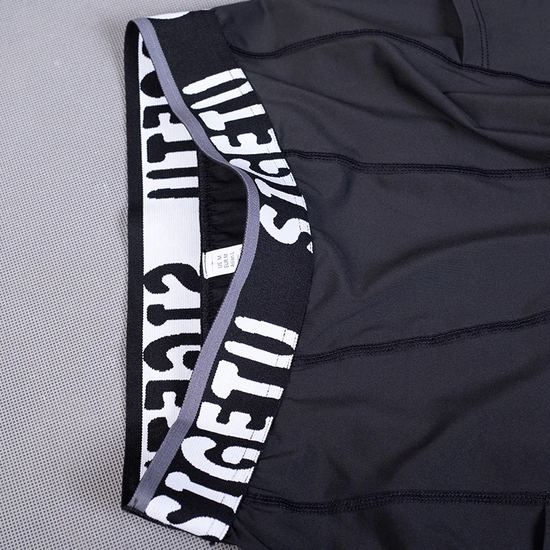 Быстросохнущие мужские компрессионные тренировочные шорты с карманами