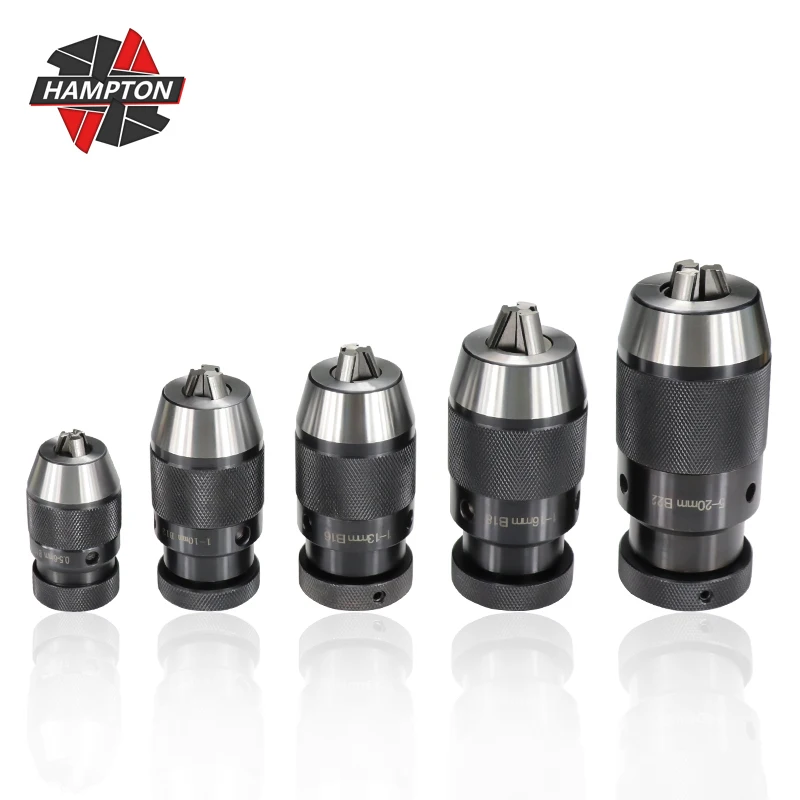 

Keyless Drill Chuck B10/B12/B16/B18/B22 Self-Tighten Drill Chuck For Multiple Purposes Chuck Lathe Collet Chuck