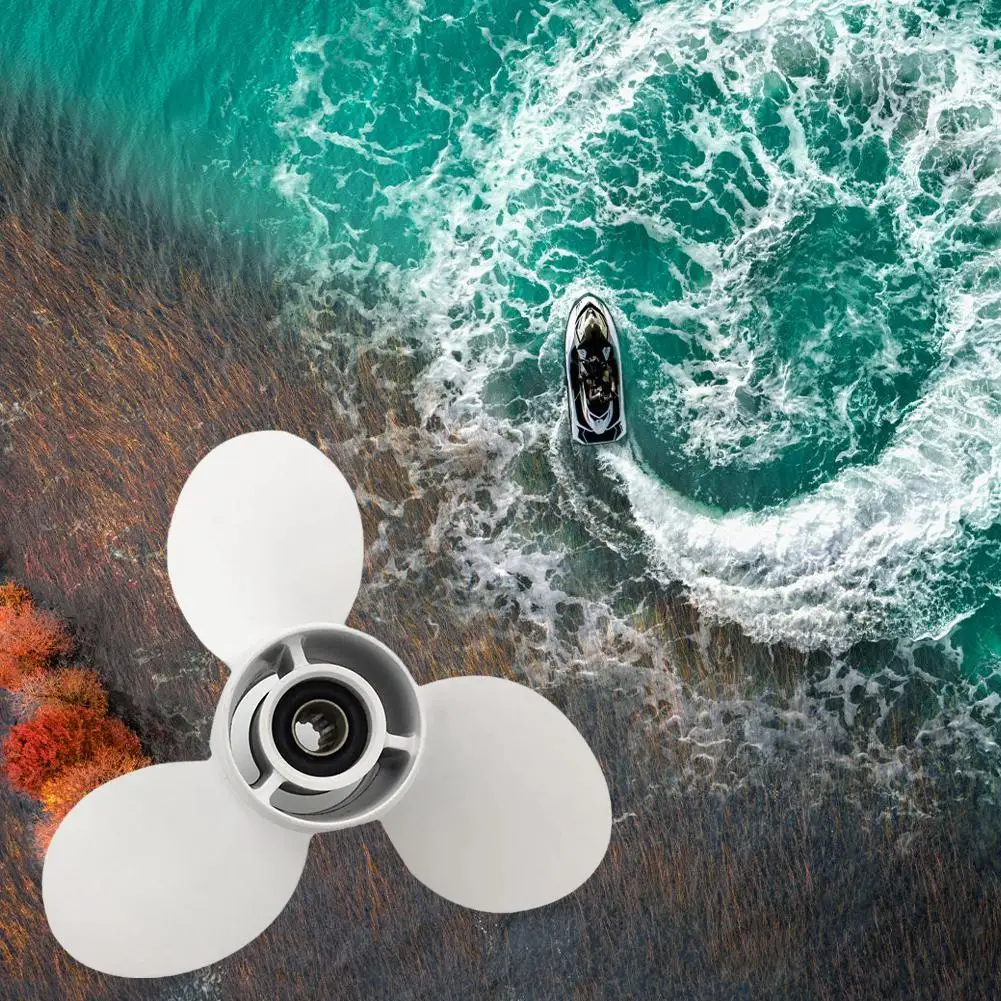 Пропеллеры 9 1/4x11 для YAMAHA алюминиевые пропеллеры с 8 зубьями 15Hp Hp Ocean Ship аксессуары