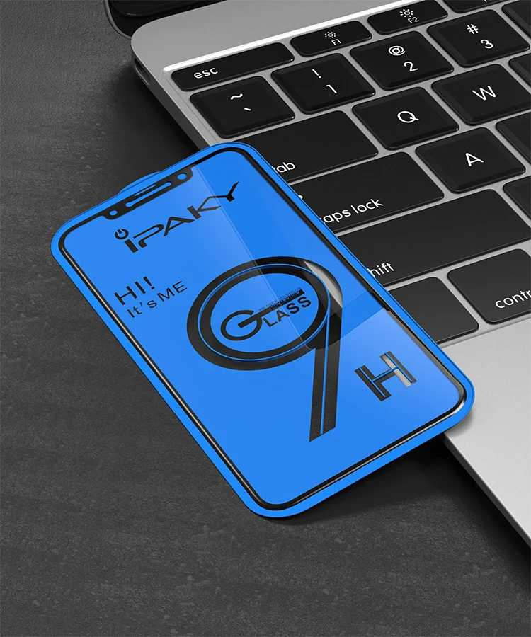 Для iPhone XS протектор экрана IPAKY для iPhone XS MAX полное покрытие 9H 5D Закаленное стекло пленка для iPhone XR стекло протектор экрана