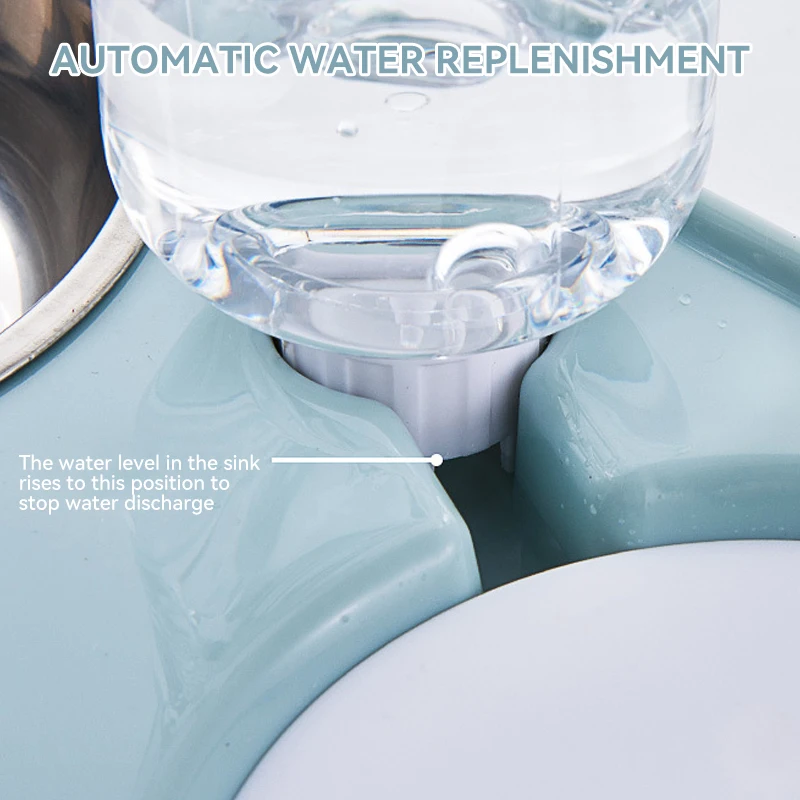 3 в 1 кормушка для собак и кошек из нержавеющей стали | Дом сад