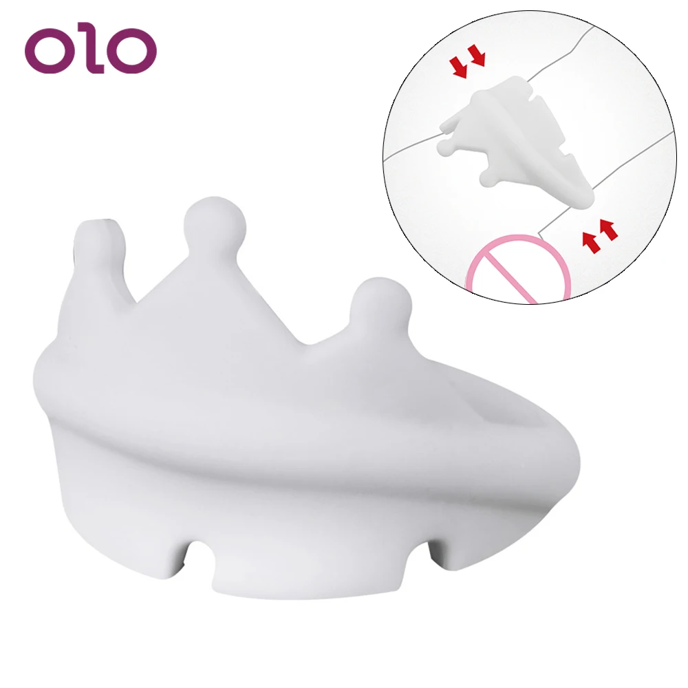 Кольцо для пениса OLO силиконовое кольцо рукав задержка эякуляции мужское