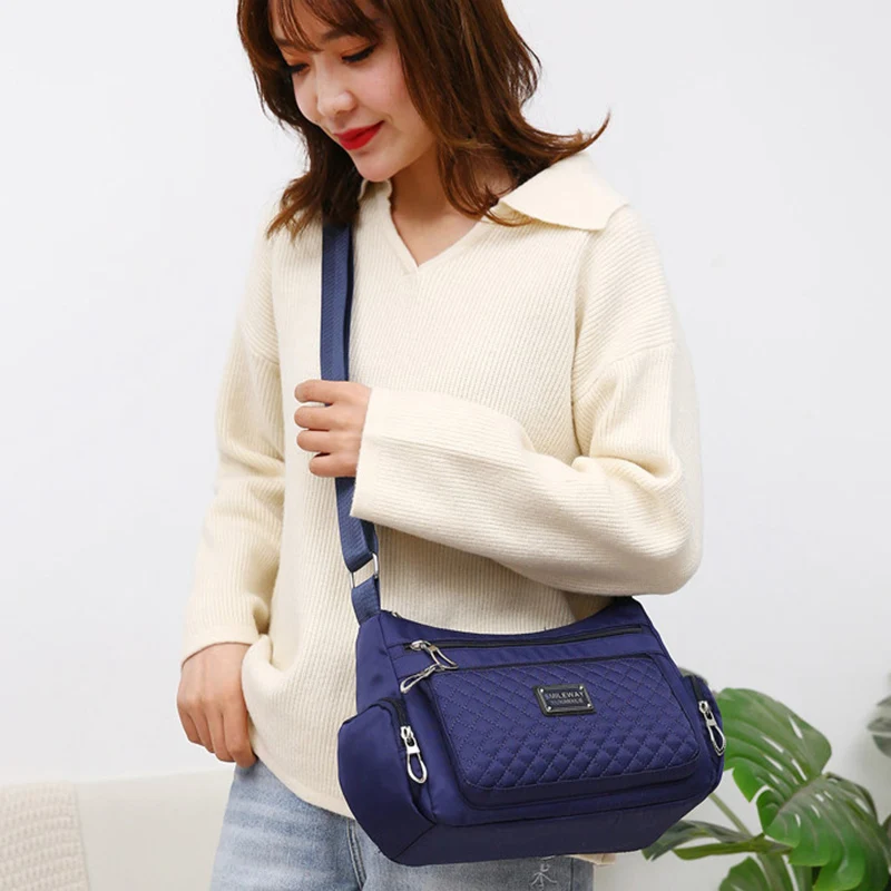 Повседневная женская сумка через плечо Lozenge водонепроницаемая сумка-Кроссбоди