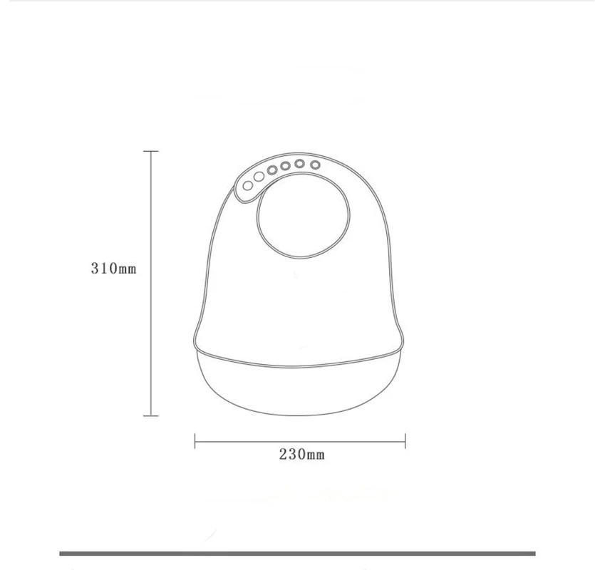 Регулируемые водонепроницаемые силиконовые нагрудники для малышей одежда