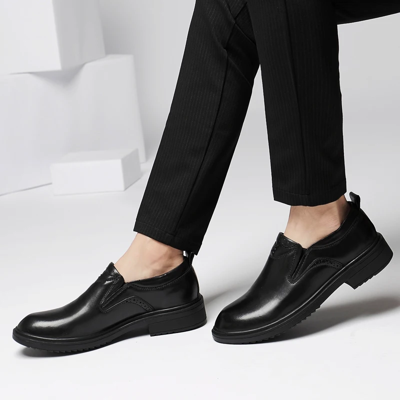 

Zapatos Casuales Para Hombre De Cuero Men Casual Shoes 2020 For Leather Sapatos Men's Mens Hot Sale Breathable Black