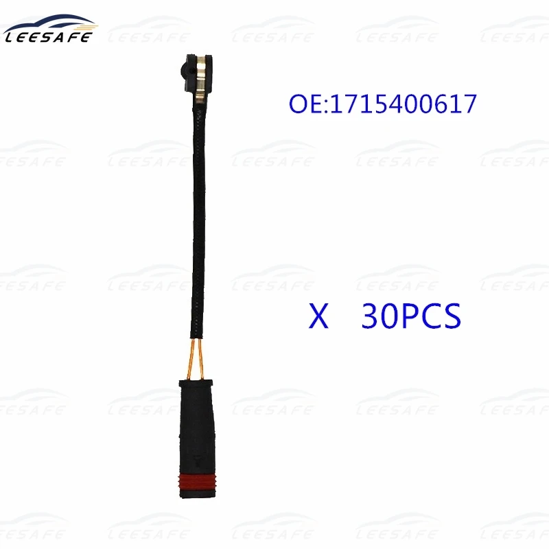 30 шт. 1715400617 передняя + Задняя Тормозная колодка датчик износа для Mercedes Benz C209 A209 C219 W211 W221 C216 R230 R171 R197 171 540 06 17