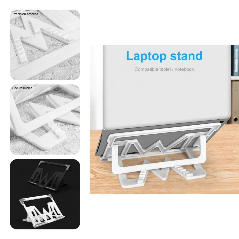 

User-friendly Excellent Pro Computer Riser Stand Portable Tablet Holder Non-slip for Outdoor