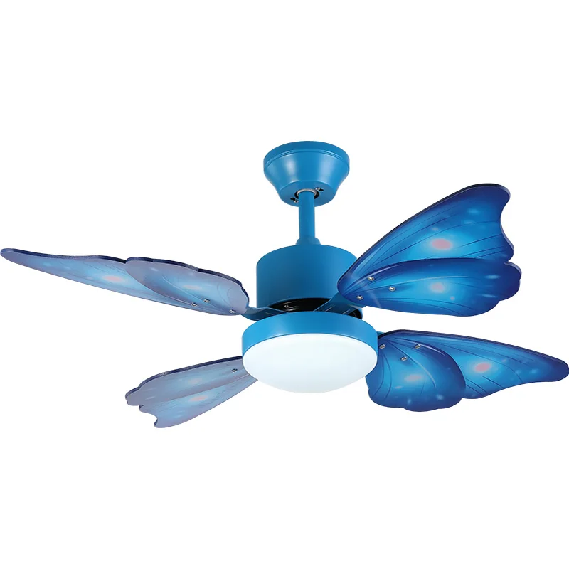 

Household Butterfly Lamp Ceiling Fan Decoration Room Fan Remote Control Ceiling Lamp 220V