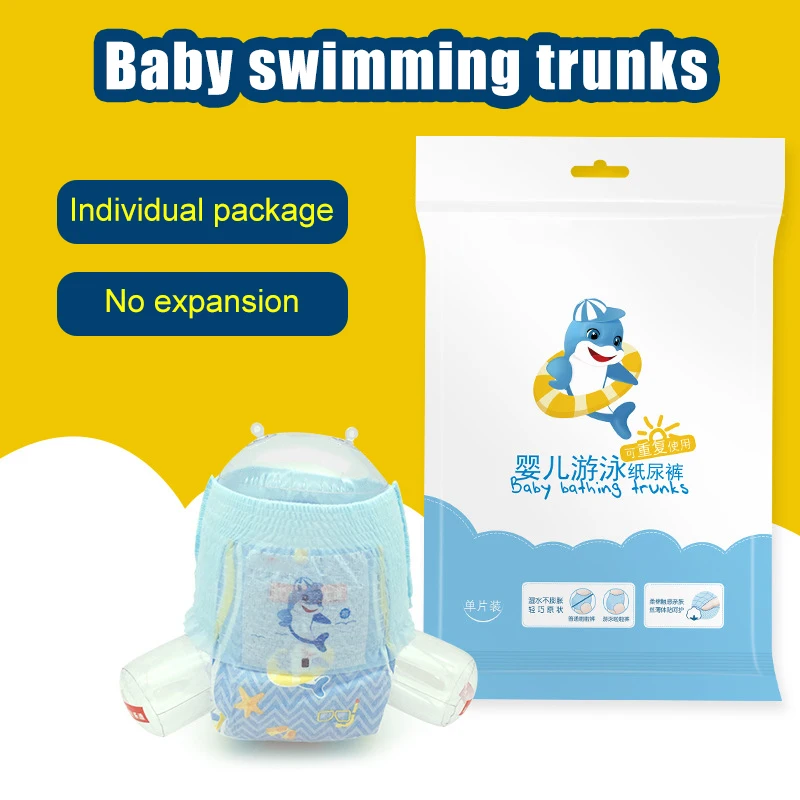 

2021 Baby Disposable Swim Diapers Waterproof Diapers Infant Swimming Diapers 3Pcs reusable baby pant diaper pants for kids