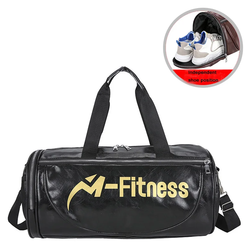 

NANCY TINO Gym Bag Men's Bag Dry and Wet Separation With shoe position Female Sports Training Bag Travel Shoulder Diagonal Bag