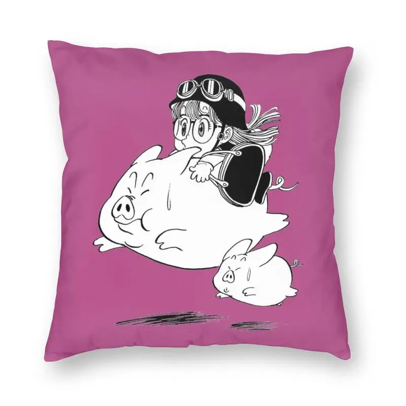 

Arale Pigs Cushion Cover Double Side 3D Printing Anime Dr. Slump Throw Pillow Case for Living Room Fashion Pillowcase Home Decor