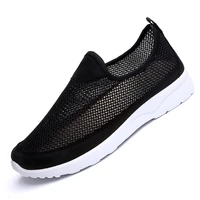 2019 new mens leisure shoes summer breathable net shoes light round head set casual sports shoes mens mens casual sneakers
